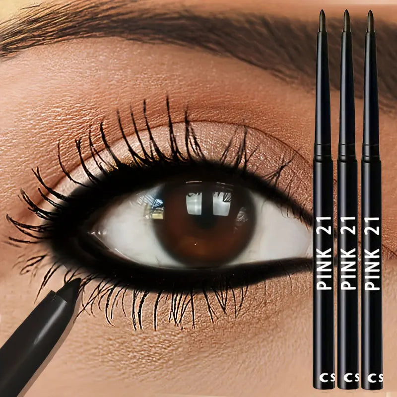 Lot 3 Eyeliners Noirs Waterproof